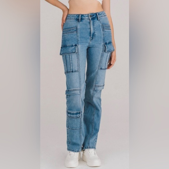 Hidden TRACEY CARGO POCKET STRETCH STRAIGHT - Picture 3 of 12